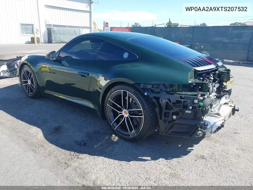 2026 PORSCHE 911 VIN WP0AA2A9XTS207532 — фото 3