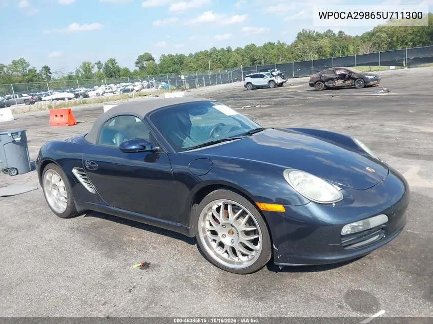 PORSCHE BOXSTER 2005, VIN WP0CA29865U711300