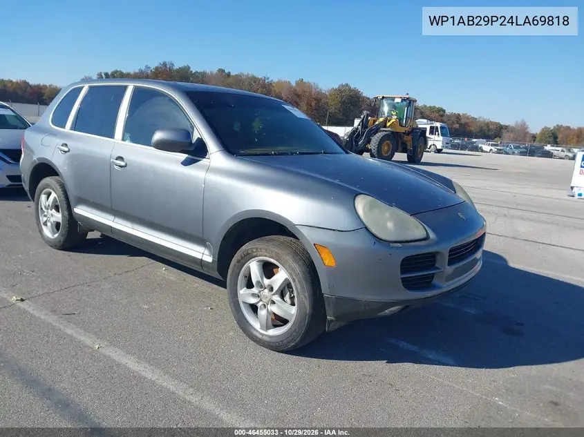 PORSCHE CAYENNE 2004, VIN WP1AB29P24LA69818