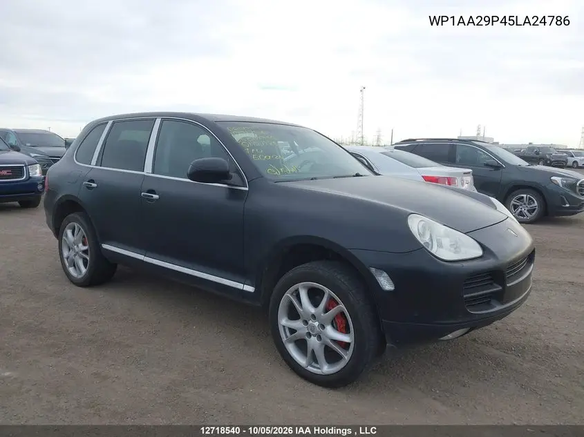 PORSCHE CAYENNE 2005, VIN WP1AA29P45LA24786