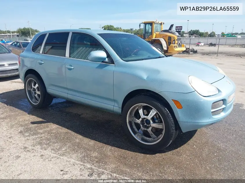 PORSCHE CAYENNE 2006, VIN WP1AB29P26LA65559
