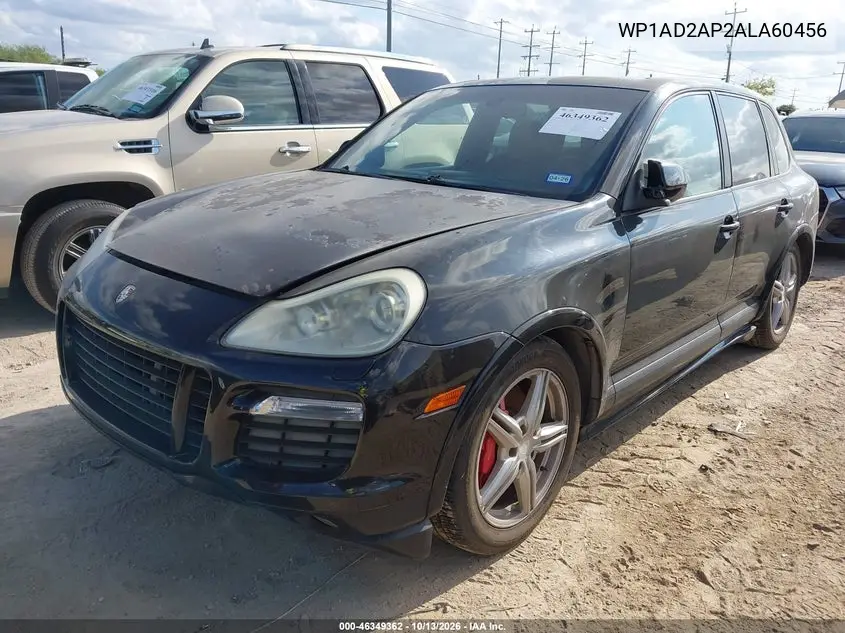 2010 PORSCHE CAYENNE VIN WP1AD2AP2ALA60456 — фото 2