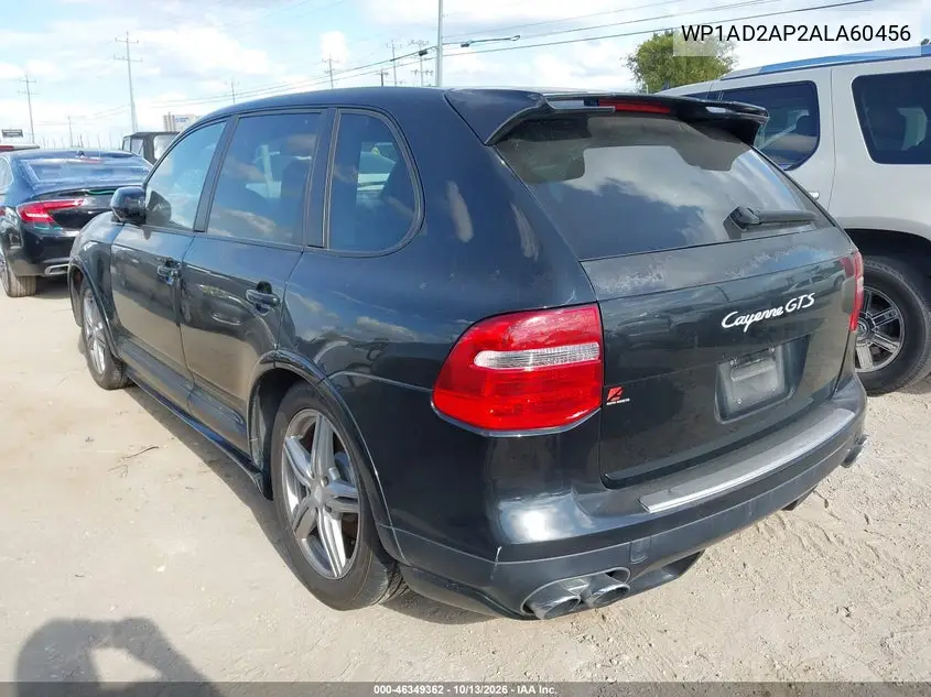 2010 PORSCHE CAYENNE VIN WP1AD2AP2ALA60456 — фото 3