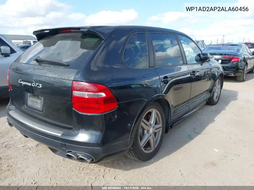 2010 PORSCHE CAYENNE VIN WP1AD2AP2ALA60456 — фото 4