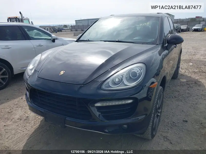 2011 PORSCHE CAYENNE VIN WP1AC2A21BLA87477 — фото 2