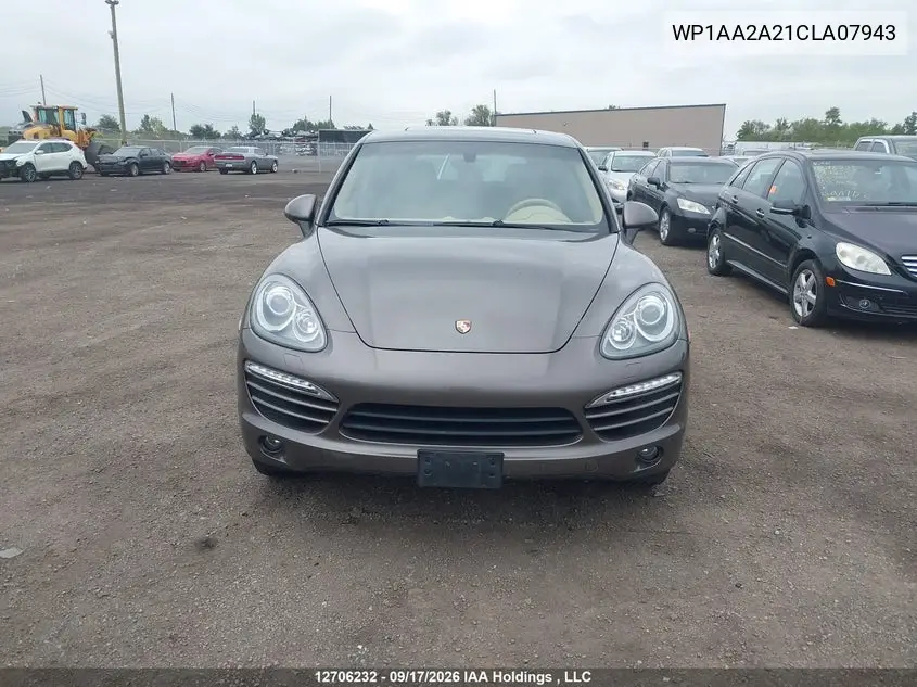 2012 PORSCHE CAYENNE VIN WP1AA2A21CLA07943 — фото 12