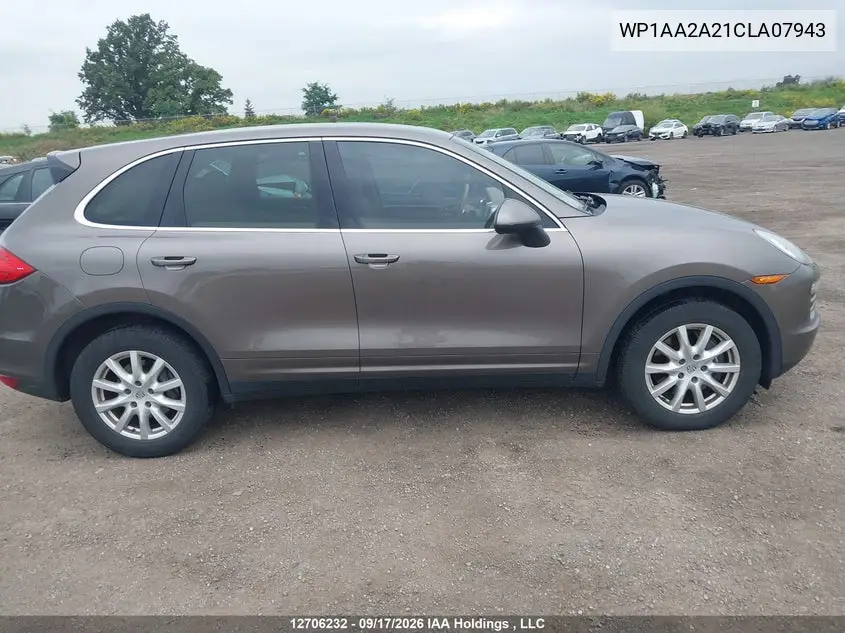 2012 PORSCHE CAYENNE VIN WP1AA2A21CLA07943 — фото 13