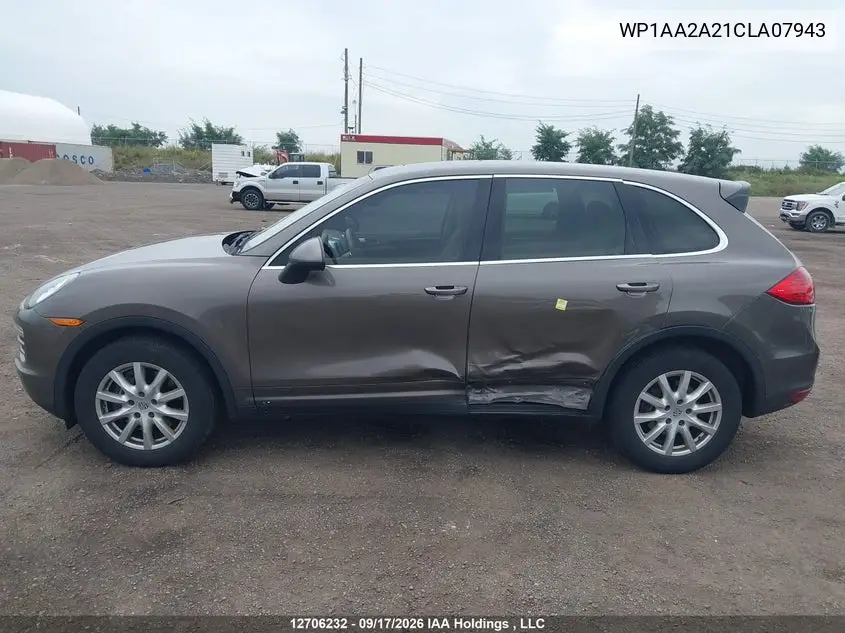 2012 PORSCHE CAYENNE VIN WP1AA2A21CLA07943 — фото 14