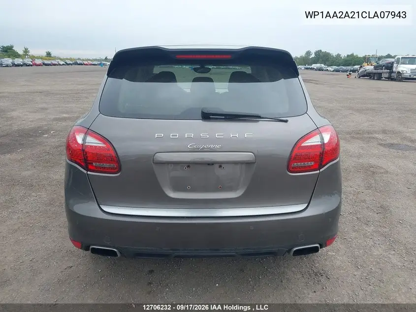 2012 PORSCHE CAYENNE VIN WP1AA2A21CLA07943 — фото 16