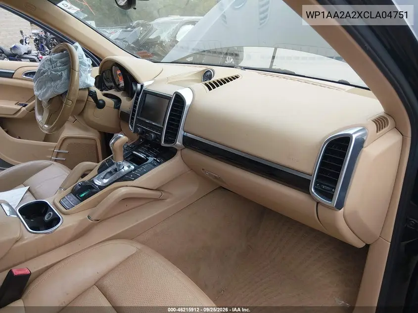 2012 PORSCHE CAYENNE VIN WP1AA2A2XCLA04751 — фото 5
