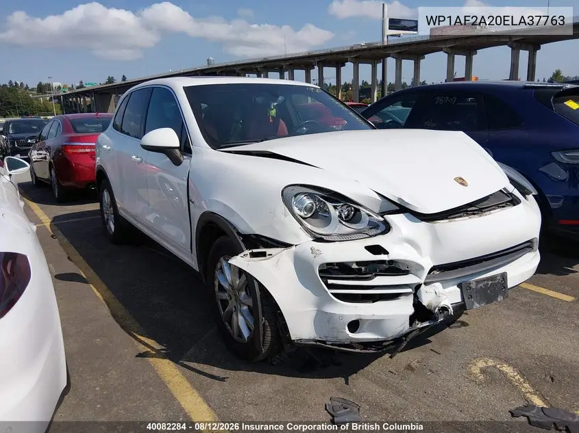 PORSCHE CAYENNE 2014, VIN WP1AF2A20ELA37763