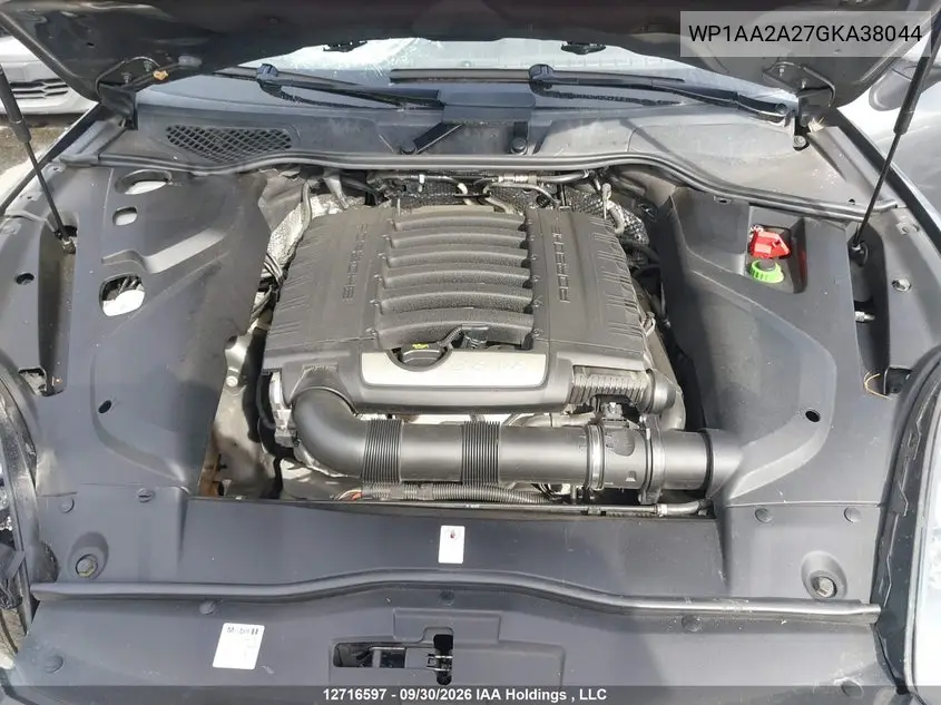 2016 PORSCHE CAYENNE VIN WP1AA2A27GKA38044 — фото 10
