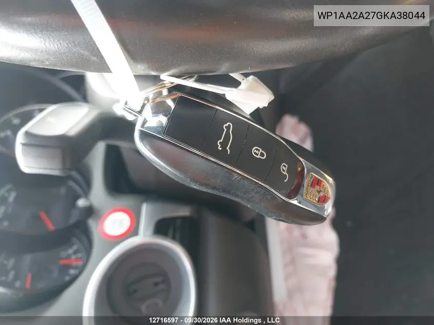 2016 PORSCHE CAYENNE VIN WP1AA2A27GKA38044 — фото 11
