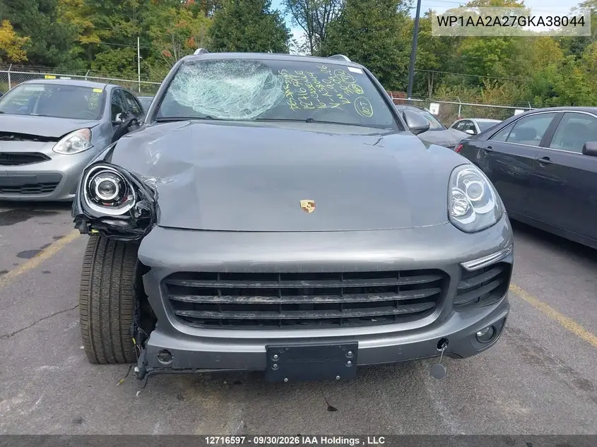 2016 PORSCHE CAYENNE VIN WP1AA2A27GKA38044 — фото 13