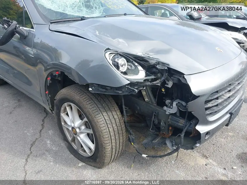 2016 PORSCHE CAYENNE VIN WP1AA2A27GKA38044 — фото 6