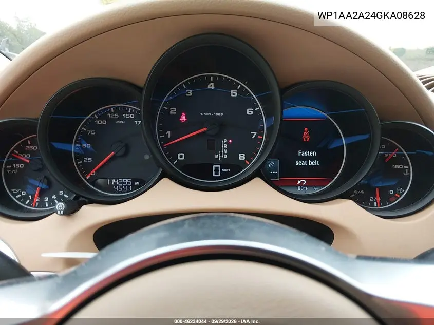 2016 PORSCHE CAYENNE VIN WP1AA2A24GKA08628 — фото 7