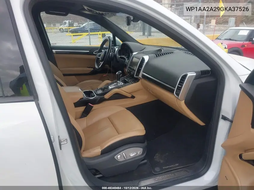 2016 PORSCHE CAYENNE VIN WP1AA2A29GKA37526 — фото 5