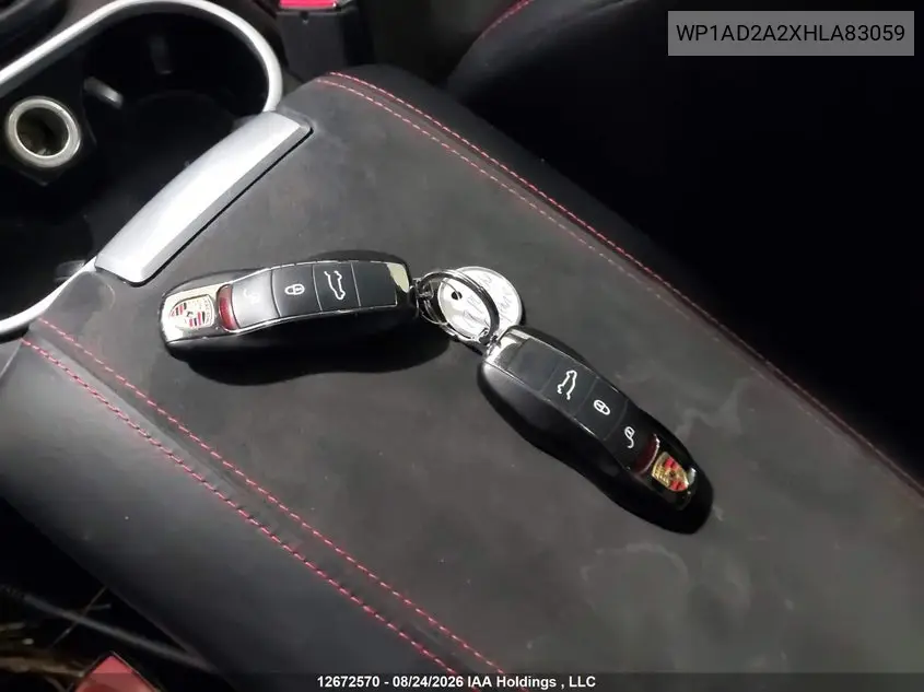 2017 PORSCHE CAYENNE VIN WP1AD2A2XHLA83059 — фото 11