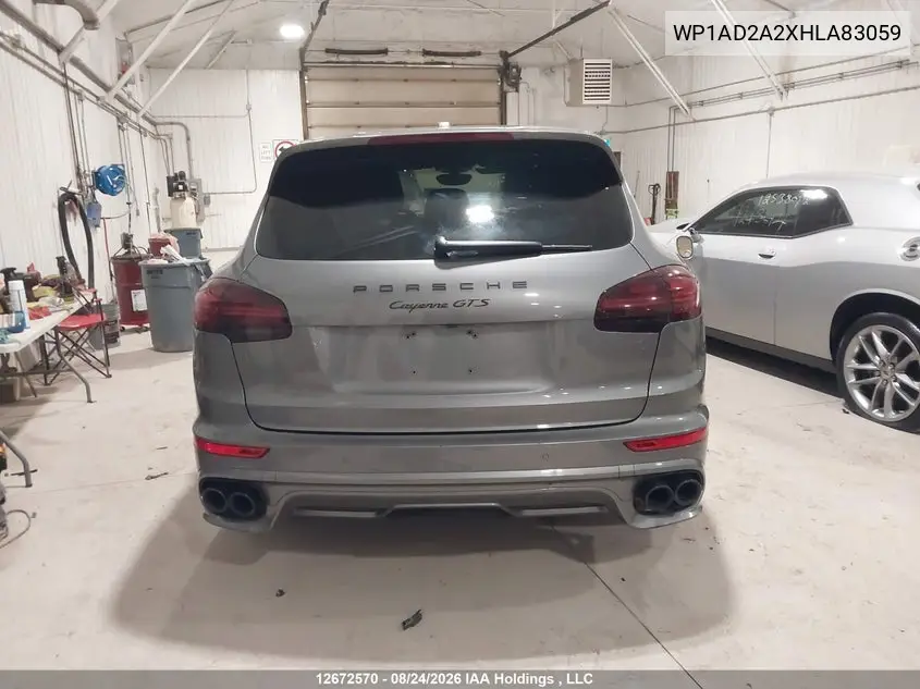 2017 PORSCHE CAYENNE VIN WP1AD2A2XHLA83059 — фото 17