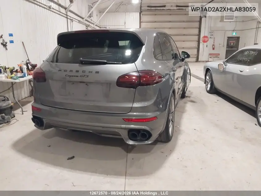 2017 PORSCHE CAYENNE VIN WP1AD2A2XHLA83059 — фото 4