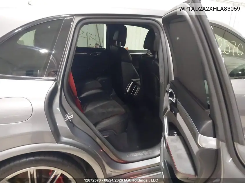 2017 PORSCHE CAYENNE VIN WP1AD2A2XHLA83059 — фото 8