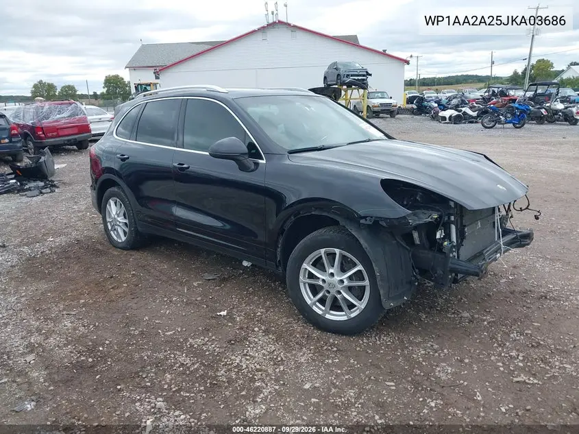PORSCHE CAYENNE 2018, VIN WP1AA2A25JKA03686