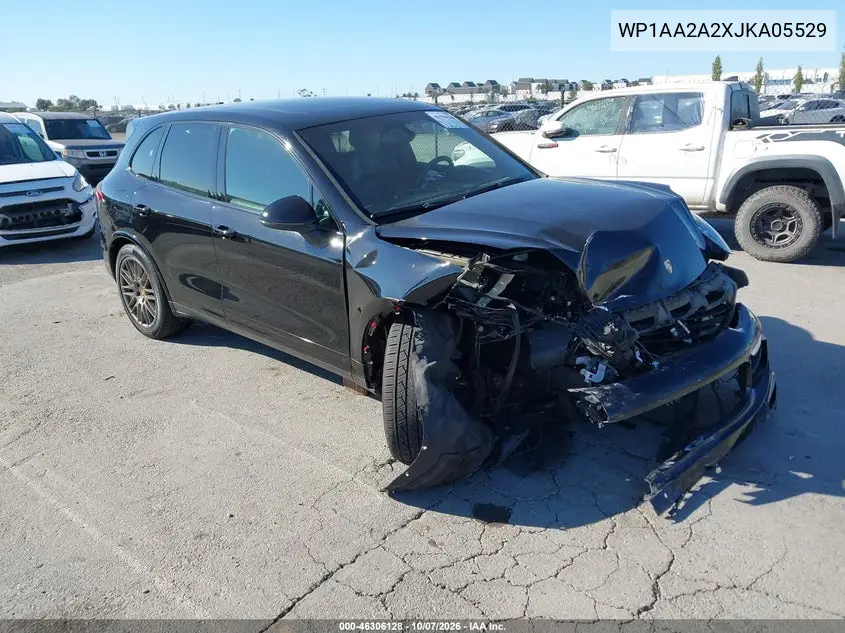 PORSCHE CAYENNE 2018, VIN WP1AA2A2XJKA05529