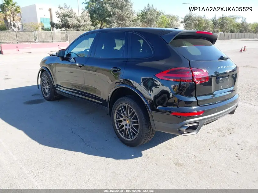 2018 PORSCHE CAYENNE VIN WP1AA2A2XJKA05529 — фото 3