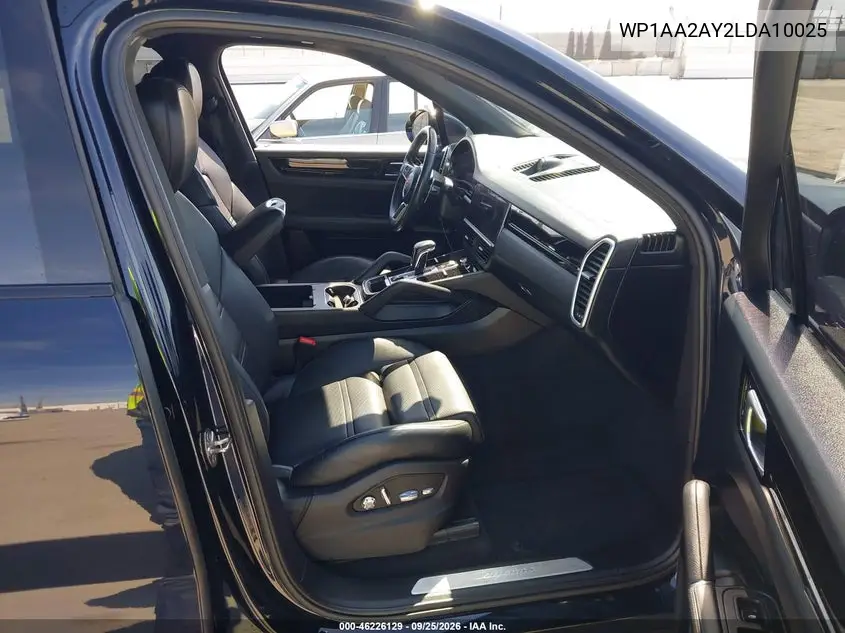 2020 PORSCHE CAYENNE VIN WP1AA2AY2LDA10025 — фото 5