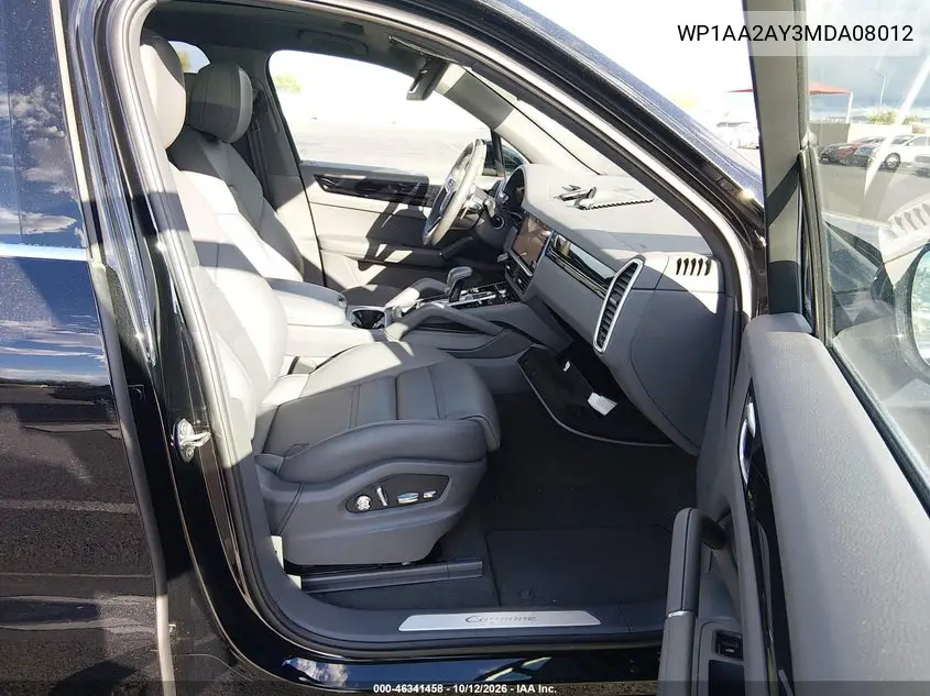 2021 PORSCHE CAYENNE VIN WP1AA2AY3MDA08012 — фото 5
