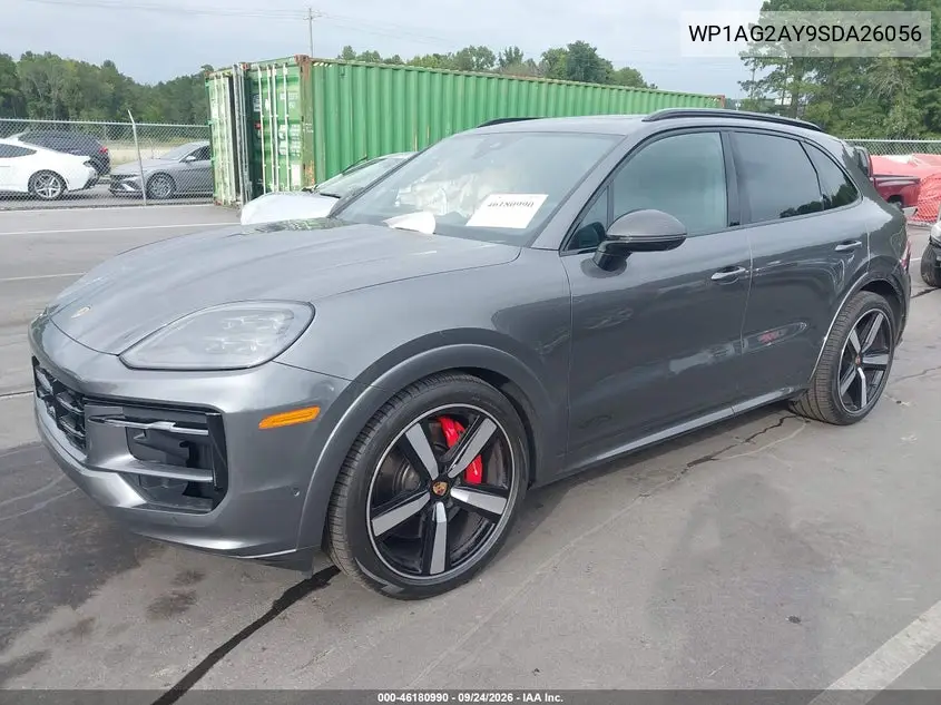 2025 PORSCHE CAYENNE VIN WP1AG2AY9SDA26056 — фото 2
