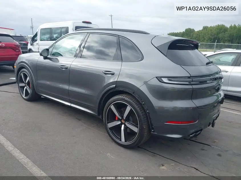 2025 PORSCHE CAYENNE VIN WP1AG2AY9SDA26056 — фото 3
