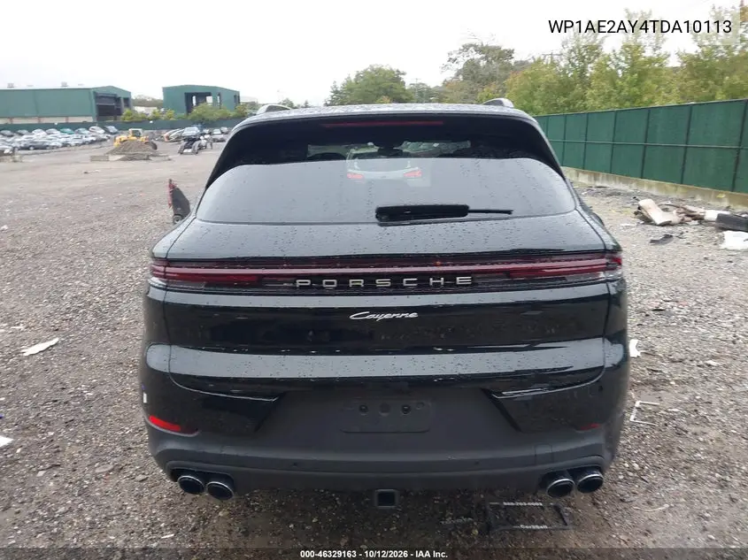 2026 PORSCHE CAYENNE VIN WP1AE2AY4TDA10113 — фото 16