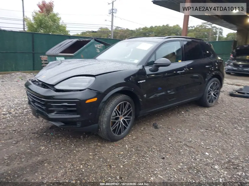 2026 PORSCHE CAYENNE VIN WP1AE2AY4TDA10113 — фото 2