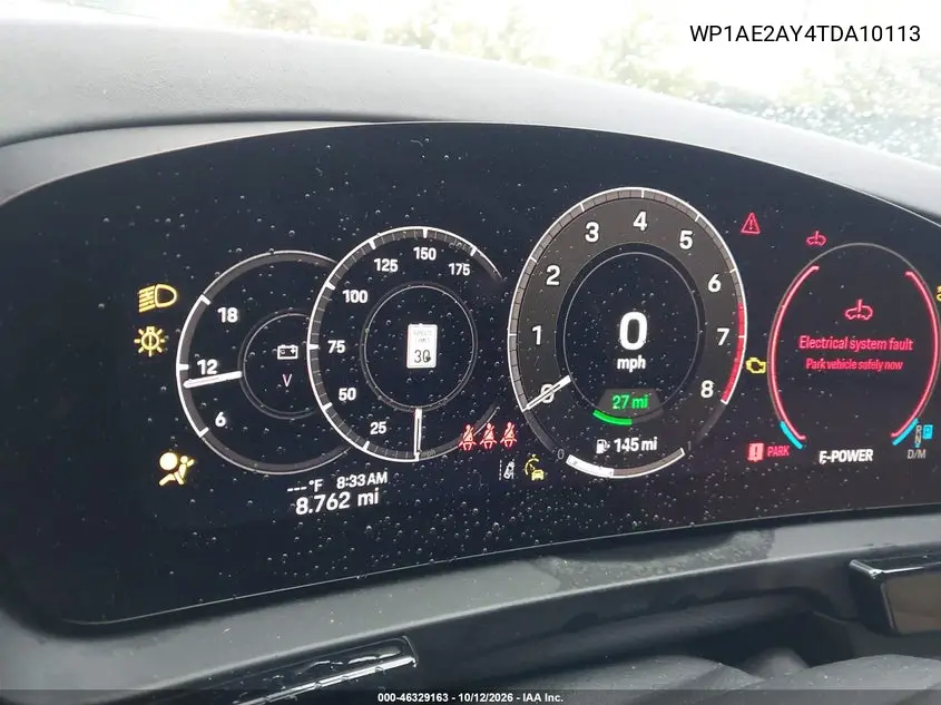 2026 PORSCHE CAYENNE VIN WP1AE2AY4TDA10113 — фото 7