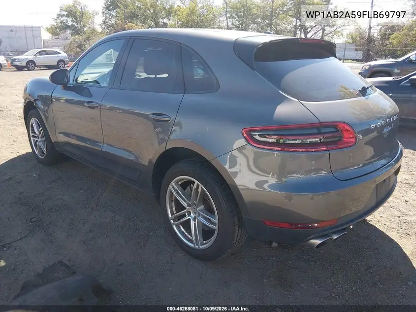 2015 PORSCHE MACAN VIN WP1AB2A59FLB69797 — фото 3