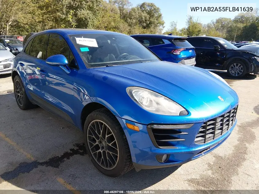 PORSCHE MACAN 2015, VIN WP1AB2A55FLB41639