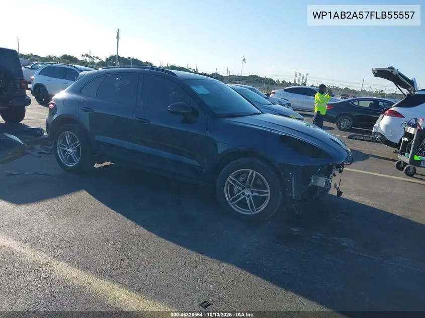PORSCHE MACAN 2015, VIN WP1AB2A57FLB55557