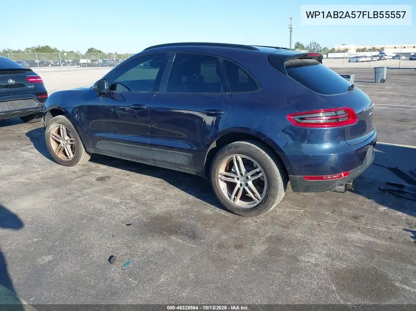 2015 PORSCHE MACAN VIN WP1AB2A57FLB55557 — фото 3
