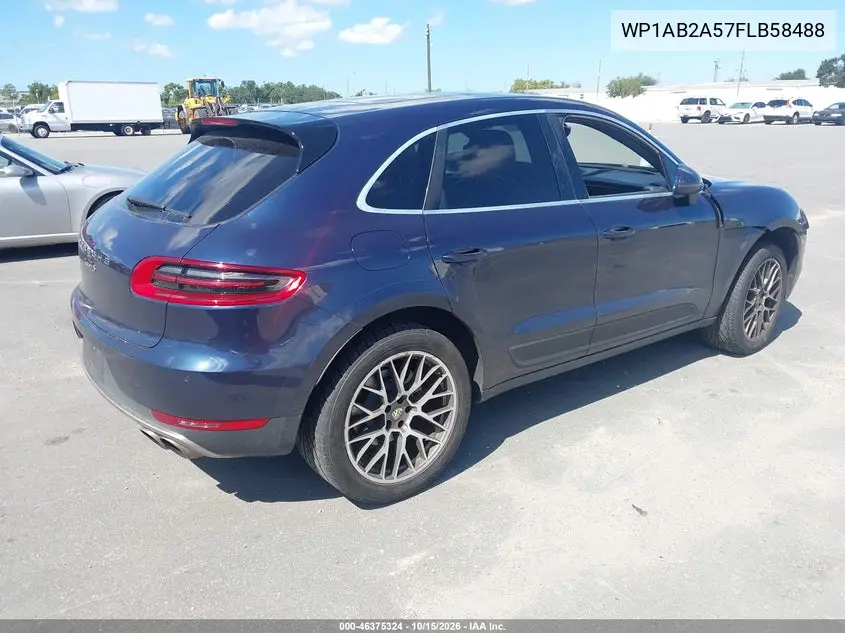 2015 PORSCHE MACAN VIN WP1AB2A57FLB58488 — фото 4