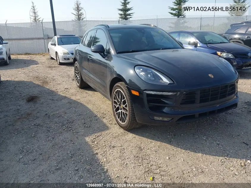 PORSCHE MACAN 2017, VIN WP1AG2A56HLB56140