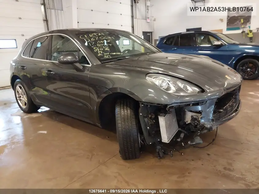 PORSCHE MACAN 2017, VIN WP1AB2A53HLB10764