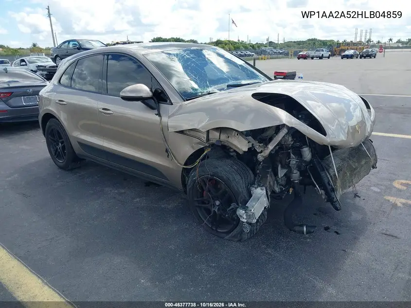 PORSCHE MACAN 2017, VIN WP1AA2A52HLB04859