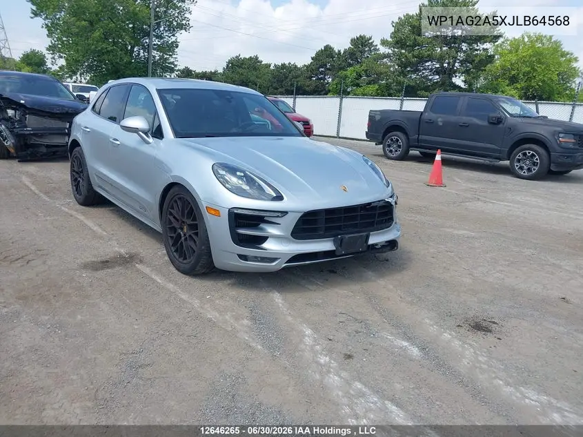 PORSCHE MACAN 2018, VIN WP1AG2A5XJLB64568