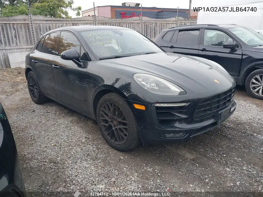 PORSCHE MACAN 2018, VIN WP1AG2A57JLB64740