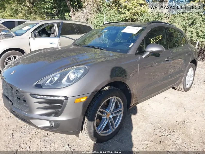 2018 PORSCHE MACAN VIN WP1AA2A58JLB17850 — фото 2