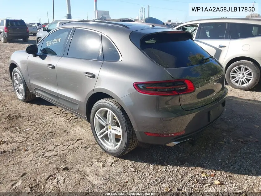 2018 PORSCHE MACAN VIN WP1AA2A58JLB17850 — фото 3