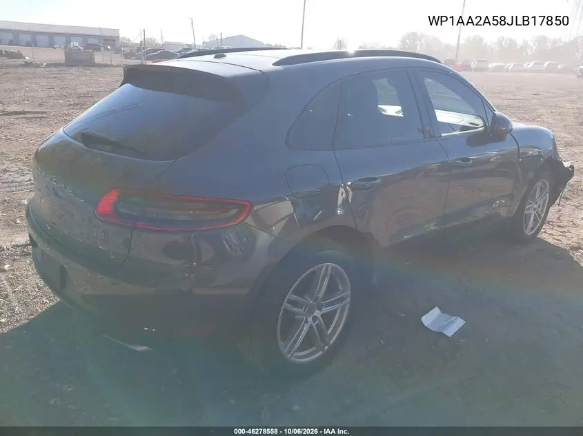 2018 PORSCHE MACAN VIN WP1AA2A58JLB17850 — фото 4