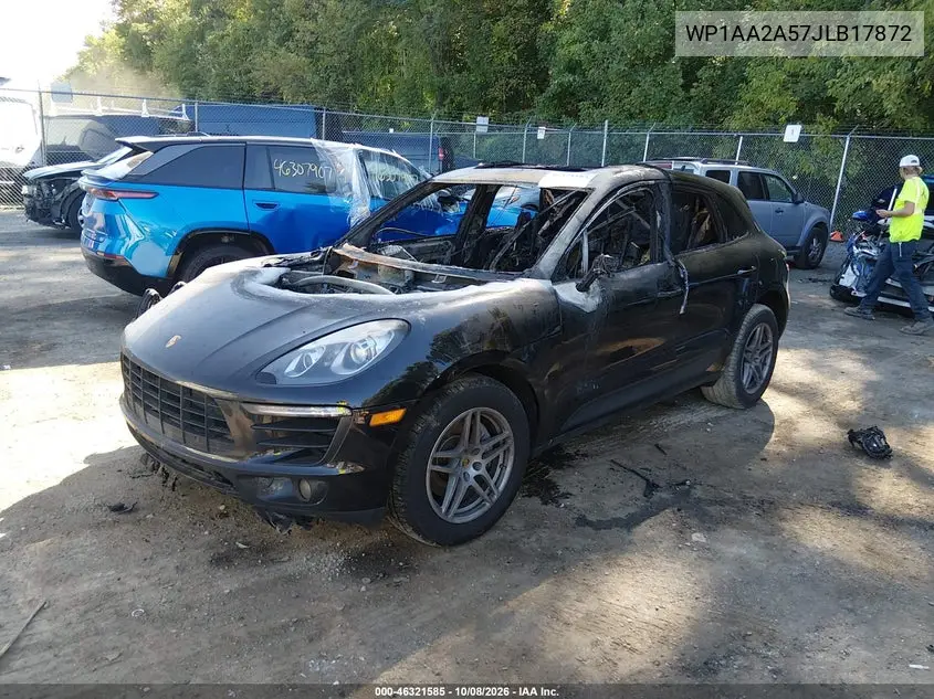 2018 PORSCHE MACAN VIN WP1AA2A57JLB17872 — фото 2