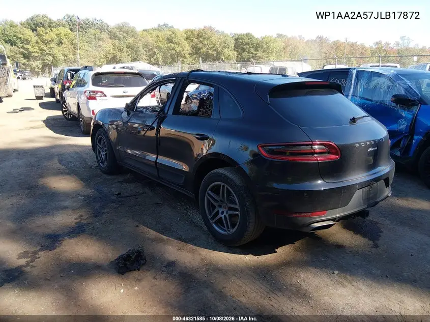 2018 PORSCHE MACAN VIN WP1AA2A57JLB17872 — фото 3
